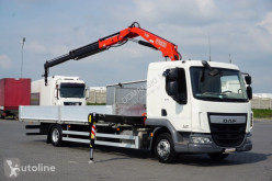 Ciężarówka DAF LF / 230 / EURO 6 / SKRZYNIOWY + HDS / ROTATOR / JAK NOWY platforma używana