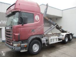 Scania R 124 truck used hook lift