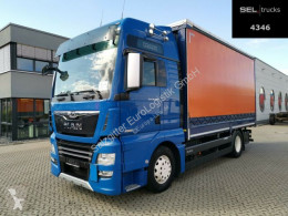 Caminhões caixa aberta com lona MAN TGX TGX 18.580 4x2 LL /LEDER/D38/Navi/Standklima