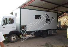 Lastbil Mercedes 814 hestetransport brugt