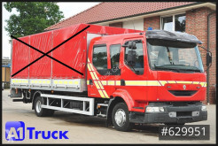 Renault Midlum 180, Doka, 6 Sitze, Pritsche, Ladebordwand, LBW LKW gebrauchter Pritsche