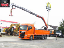 MAN 26.480 TG-X 6x2-2 LL Pritsche Heckkran LKW gebrauchter Pritsche