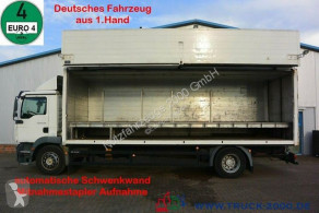 Camión caja abierta transporte de bebidas MAN TGM 18.330 elek. Schwenkwand Stapleraufnahme AHK
