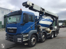 Camion béton toupie / Malaxeur Liebherr MAN TGS 35.440 Bandmischer LTB 12+4+1 HTM 904