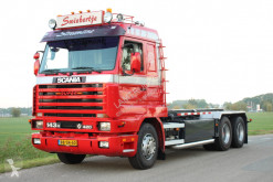 Lastbil Scania 143 containertransport begagnad