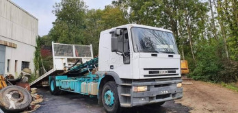 Teherautó Iveco Eurotech 190E27 használt plató