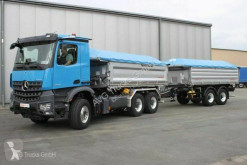 Mercedes Arocs 2653 LK AROCS 6X4 Dreiseitenkipperzug Bordmatik trailer truck used three-way side tipper