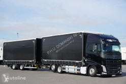 Ciężarówka z przyczepą firanka Volvo FH / / 460 / XXL / ACC / EURO 6 / ZESTAW PRZEJAZDOWY 120 M3 + remorque rideaux coulissants