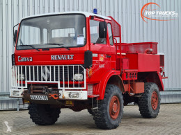Camión Renault 75.130 -Feuerwehr, Fire brigade -1.500 ltr watertank - 5t. Lier, Wich, Winde -, Expeditie, Camper bomberos usado