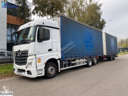 Lastbil med anhænger Mercedes Actros 2545 glidende gardiner brugt