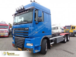Camion DAF XF105 XF 105.410 + + + Hook system + manual polybenne occasion