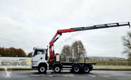 MAN TGS TGS 41.480 Schwerlastpritsche + HMF 3220/Bj 2016 LKW gebrauchter Pritsche