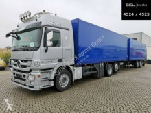 Ciężarówka platforma do transportu napojów Mercedes Actros 2555 / V8 / Retarder / with Trailer