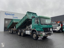 Lastbil med släp Mercedes Actros 2644 flak tre vagnar begagnad