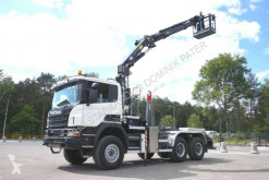 Ciężarówka platforma Scania Scania P 400 6x6 HMF 2020 Hooklift KRAN CRAN !