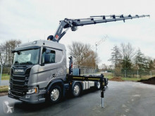 Scania R R730 Abrollkipper HIAB+HIAB 358 E8 Seilwinde 8x2 LKW gebrauchter Abrollkipper