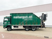 Maquinaria vial camión volquete para residuos domésticos MAN TGS 33.540 6x6 BL 33.540 6x6 BL, Hohe Bauart, Stahlaufbau ca. 37m³, Heckkran Penz 15L10.00, Krankabine, Intarder