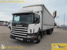 Lastbil Scania D 94D300 skjutbara ridåer (flexibla skjutbara sidoväggar) begagnad