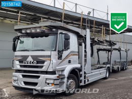 Ciężarówka z przyczepą do transportu samochodów Iveco Stralis 450