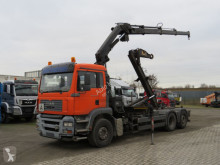 Lastbil MAN 26.410 TG-A FNL 6x2 Abrollkipper mit Kran Schalter flerecontainere brugt