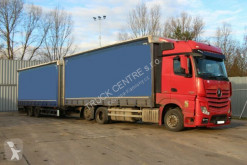 Kamion posuvné závěsy Mercedes ACTROS,RETARDER+SCHMITZ ZCS, SAF,120 CBM