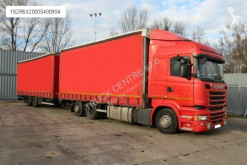 Kamion posuvné závěsy Scania R 410, EURO 6, LIFT AXLE+PANAV, BPW, 38 PALLETS