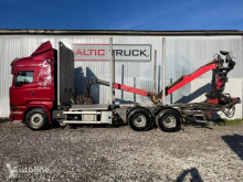 Caminhões transporte de madeira Scania R580, 6x4 + CRANE, EURO6, RETARDER