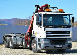 Ciężarówka DAF CF 85.340 * ABROLLKIPPER + EPSILON E120Z81 platforma używana