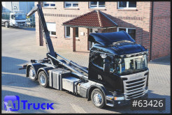 Scania G G410, Meiller RK20.70 Lift Lenkachse, truck used hook arm system