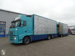 Camión remolque Volvo FH13 para ganado bovino usado