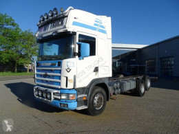 Lastbil chassis Scania 144-460 / MANUAL / / FULL STEEL / VERY NICE STATE / / 1999