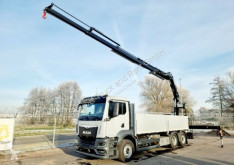 Camion plateau ridelles MAN TGS TGS 26.470 Baustoffpritsche+FASSI 235 4xhydr 6x2