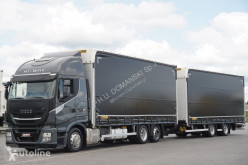 Camión lonas deslizantes (PLFD) Iveco Stralis / 460 XP / HI-WAY / ACC / EURO 6 / ZESTAW PRZESTRZENNY12 + remorque rideaux coulissants