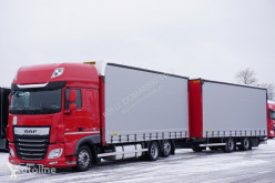 Ciężarówka DAF 106 / 480 / SSC / ACC / EURO 6 / ZESTAW PRZEJAZDOWY 120 M3 + remorque rideaux coulissants firanka używana