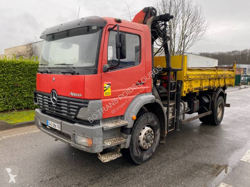 Camion Benne standard Mercedes-Benz Atego 1828 grue radiocommande