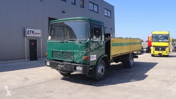 Camion plateau MAN 16.170 (BIG AXLE / STEEL SUSPENSION / 6 CYLINDER ENGINE WITH MANUAL PUMP)