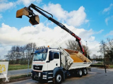 MAN TGS TGS 26.440 MEILLER+HMF 1530/3x hydr/Funk /6x4H-4 truck used two-way side tipper