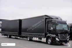 Camión lonas deslizantes (PLFD) MERCEDES-BENZ ACTROS / 1830 / ACC / EURO 6 / ZESTAW PRZEJAZDOWY 120 M3 / ŁAD.1 + remorque rideaux coulissants