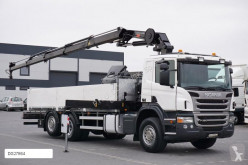 شاحنة Scania P 320 / E 5 / SKRZYNIOWY + HDS / 6 X 2 / HMF 2420 - K 4 / WYSIĘ منصة مستعمل