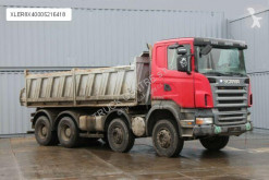 Camion Scania R 420, 8x4, THREE-SIDED TIPPER, MEILLER KEEPER benne occasion