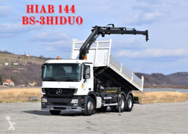 Camion Mercedes Actros 2636 * HIAB 144 BS-3HIDUO + FUNK/6x4 benne occasion