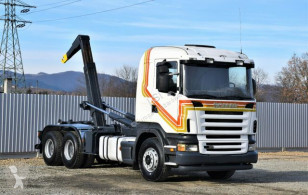 شاحنة ناقلة حاويات متعددة الأغراض Scania R 420 Abrollkipper 5,30m *6x4* Top Zustand !