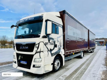 Ciężarówka MAN TGX 18.400 tandem org. 355 tys. km. firanka używana