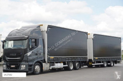 Ciężarówka Iveco Stralis / 460 XP / HI-WAY / ACC / EURO 6 / ZESTAW PRZESTRZENNY12 + remorque rideaux coulissants firanka używana