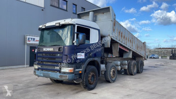 Camion Scania 114 - 340 (STEEL SUSPENSION / / / 12 TIRES / MANUAL GEARBOX) benne occasion
