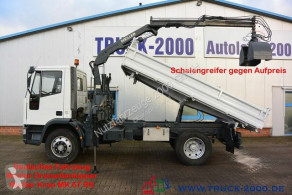 Camión Iveco 120E18 Meiller Kran 5.4m = 1.8t 5.+6.Steuerkreis volquete volquete trilateral usado