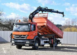 Camion Mercedes AXOR 1829* HIAB 144 BS - 3HIDUO + FUNK benne occasion