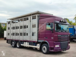Camion DAF XF105/460 Spacecup Menke 3 Stock Lift bétaillère occasion