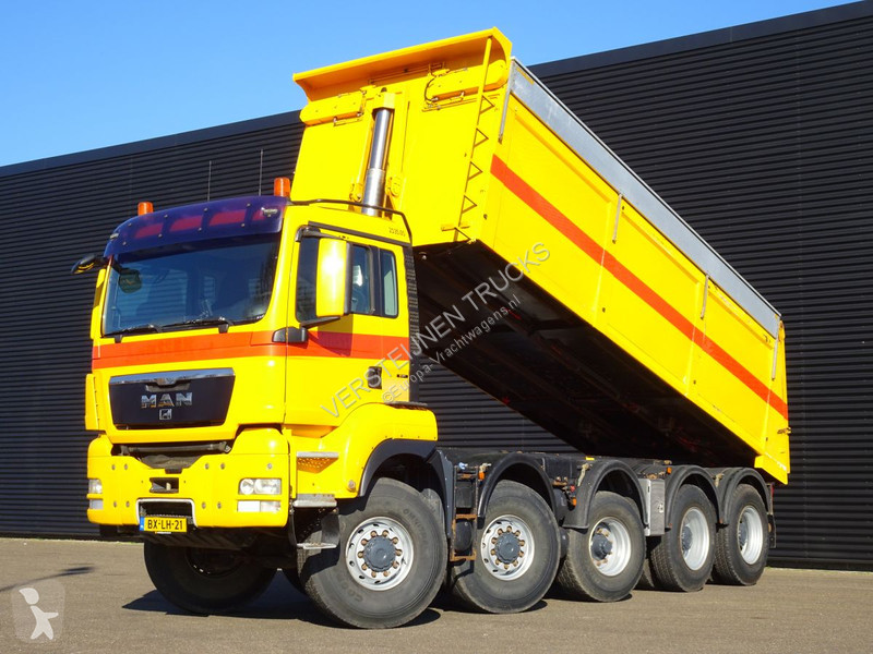 Used MAN TGS tipper truck 49.440 / 10X8 / TIPPER / STEEL SUSPENSION ...