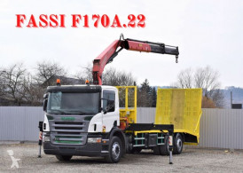 Ciężarówka Scania P 310 Abschleppwagen 7,50m * FASSI F170A.22 pomoc drogowa-laweta używana